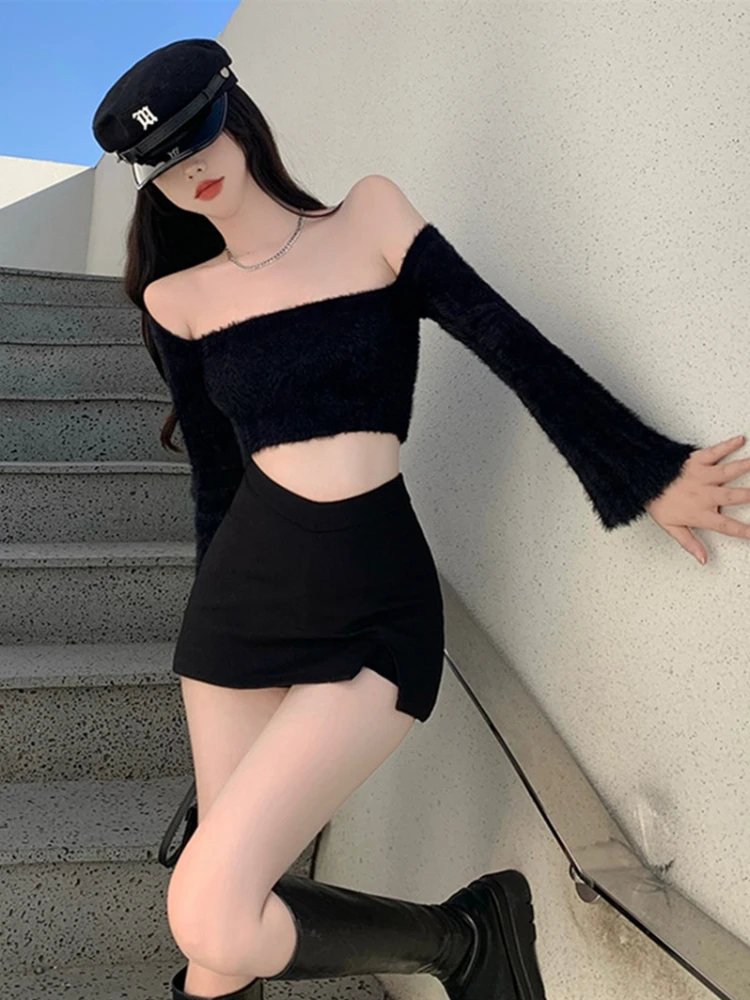 Черные мини-юбки женские летние сексуальные клубные тонкие со средней талией и боковым разрезом винтажные ретро женские вечерние модные трапециевидные формы дизайн нерегулярной формы
Черные мини-юбки женские летние сексуальные клубные тонкие со средней талией и боковым разрезом винтажные ретро женские вечерние модные трапециевидные формы дизайн нерегулярной формы