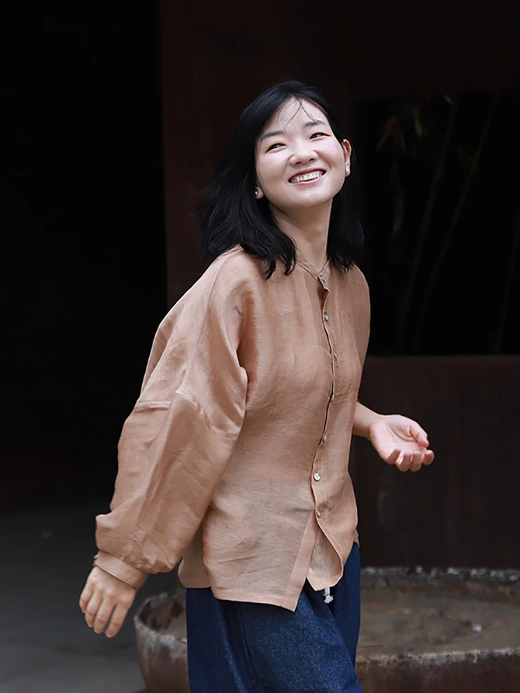 Шелково-льняное платье свободного кроя с драпировкой на плечах, облегающее, в художественном стиле, женское, от Юэнь Чен, коричневое, с длинным...
Шелково-льняное платье свободного кроя с драпировкой на плечах, облегающее, в художественном стиле, женское, от Юэнь Чен, коричневое, с длинным...