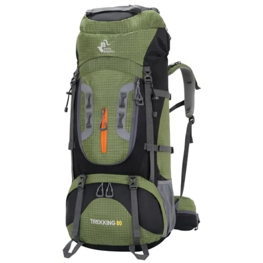 80L Waterproof Hiking Camping Backpack with Rain Cover, Lightweight Outdoor Sport Travel Daypack for Climbing Touring
80L Waterproof Hiking Camping Backpack with Rain Cover, Lightweight Outdoor Sport Travel Daypack for Climbing Touring