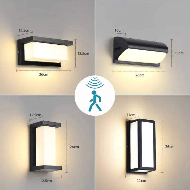LED Outdoor Lights Waterproof IP65 Motion Sensor Light Outdoor Wall Light Outdoor Lighting AC85-265V Villa Balcony Wall Lamp
LED Outdoor Lights Waterproof IP65 Motion Sensor Light Outdoor Wall Light Outdoor Lighting AC85-265V Villa Balcony Wall Lamp