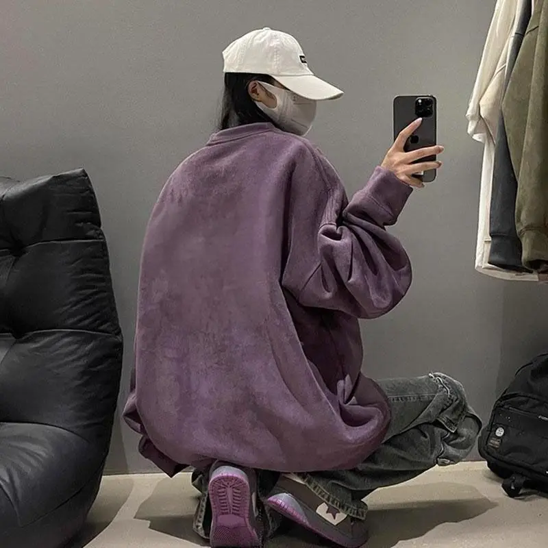 Extra Large 300 Pou Heavyweight Suede round Ne Sweatirt ex Autumn Winter New Sle Color Versatile Couple's Top
Extra Large 300 Pou Heavyweight Suede round Ne Sweatirt ex Autumn Winter New Sle Color Versatile Couple's Top