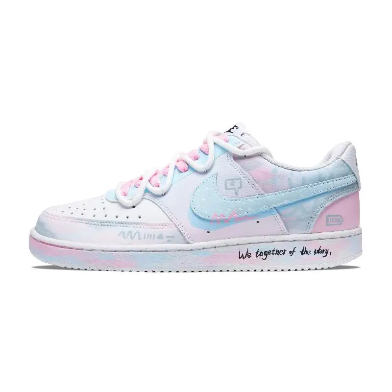 【Customize】Nike Court Vision Skateboard Shoes Men Low-Top White/Blue/Pink Sneakers shoes DH2987-101
【Customize】Nike Court Vision Skateboard Shoes Men Low-Top White/Blue/Pink Sneakers shoes DH2987-101