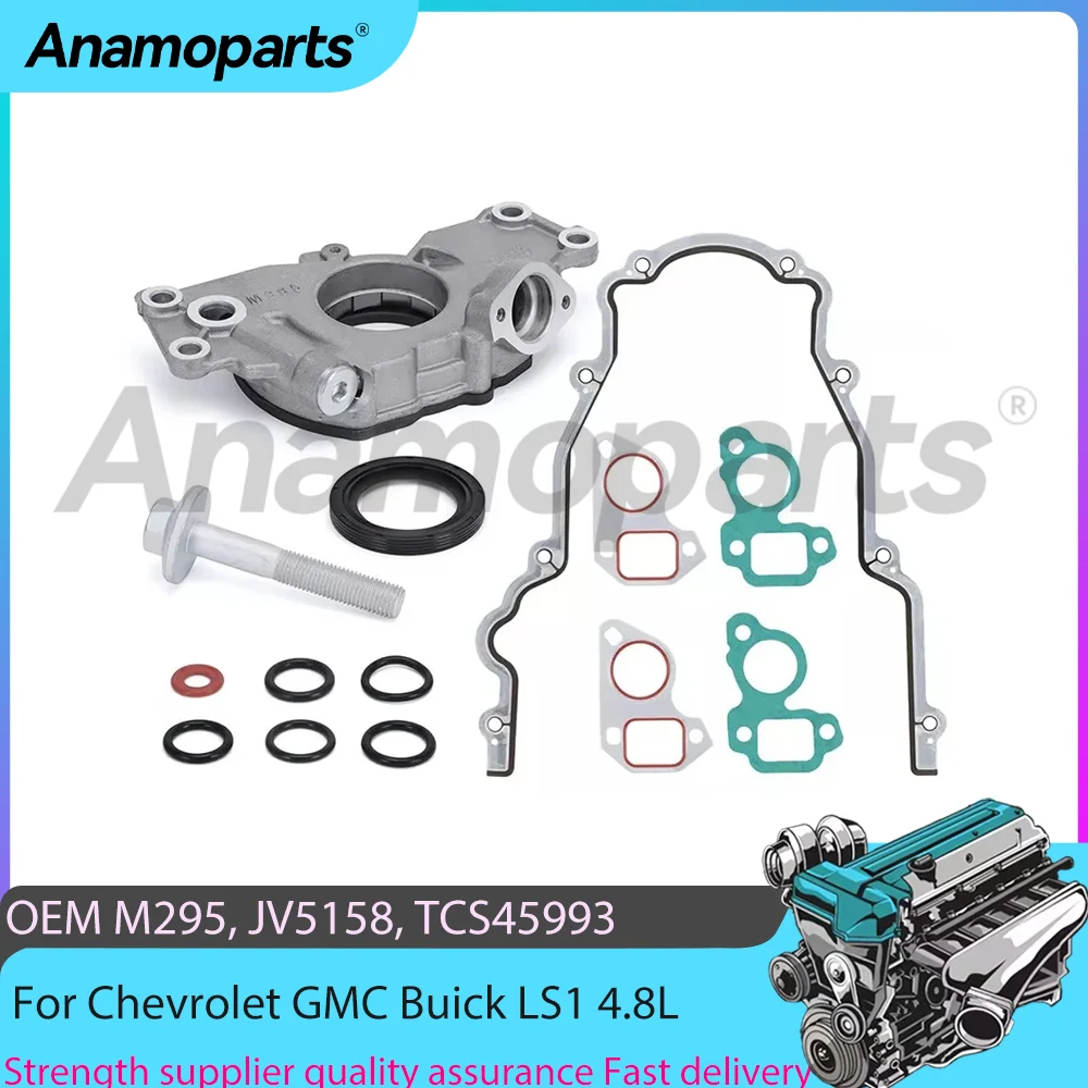 1PCS Oil Pump Gasket Set Fit 4.8 5.3 5.7 6.0L V8 GAS For Chevrolet GMC Buick Cadillac LS1 LQ4 M295HV 4.8L 5.3L 5.7L 6.0L 98-16
1PCS Oil Pump Gasket Set Fit 4.8 5.3 5.7 6.0L V8 GAS For Chevrolet GMC Buick Cadillac LS1 LQ4 M295HV 4.8L 5.3L 5.7L 6.0L 98-16