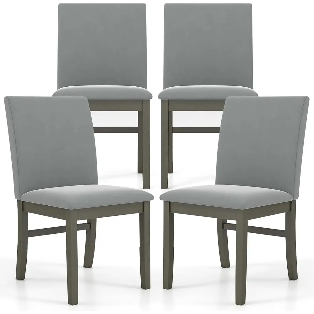 Set of 4 Upholstered Dining Chairs with Padded Seats and High Backs, Suitable for Kitchen, Living Room, or Restaurant Use
Set of 4 Upholstered Dining Chairs with Padded Seats and High Backs, Suitable for Kitchen, Living Room, or Restaurant Use