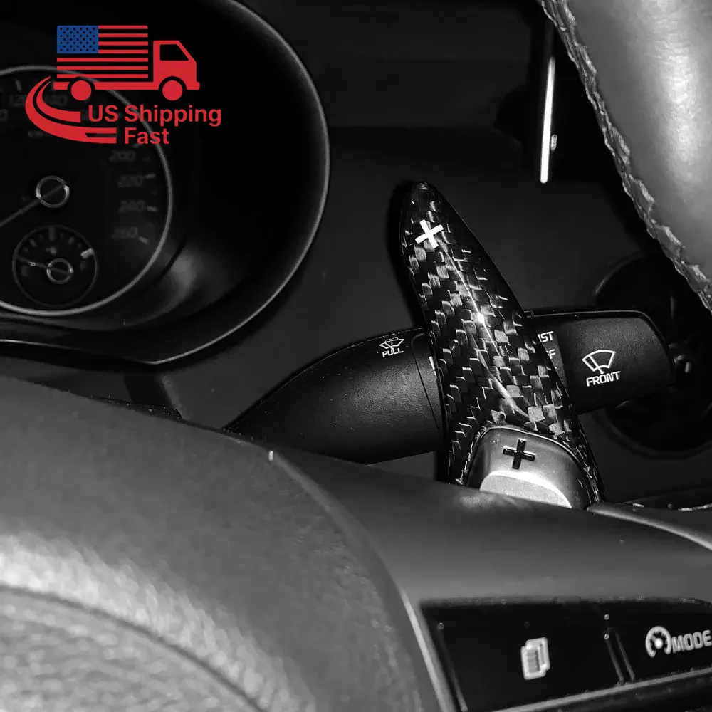 Для Kia Stinger 2018-2023: Накладки на подрулевые лепестки переключения передач из карбона, тюнинг, аксессуары для автомобиля
Для Kia Stinger 2018-2023: Накладки на подрулевые лепестки переключения передач из карбона, тюнинг, аксессуары для автомобиля