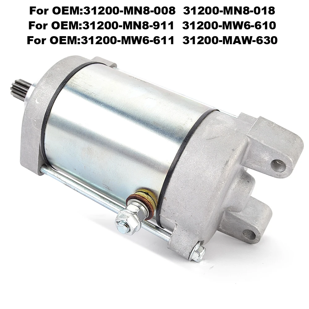 Starter Motor For Honda NTV600 Revere XLV600 XL600V Transalp NTV650 Deauville 1998-2005 XRV650 XRV750 Africa Twin VT750 Shadow
Starter Motor For Honda NTV600 Revere XLV600 XL600V Transalp NTV650 Deauville 1998-2005 XRV650 XRV750 Africa Twin VT750 Shadow