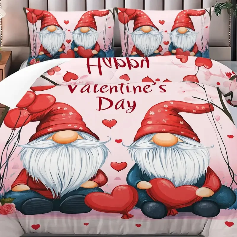 Love Heart Duvet Cover Set Microfiber Bear Comforter Cover Soft Romantic Bedding Sets Valentine's Day For Girls Valentine's Day
Love Heart Duvet Cover Set Microfiber Bear Comforter Cover Soft Romantic Bedding Sets Valentine's Day For Girls Valentine's Day