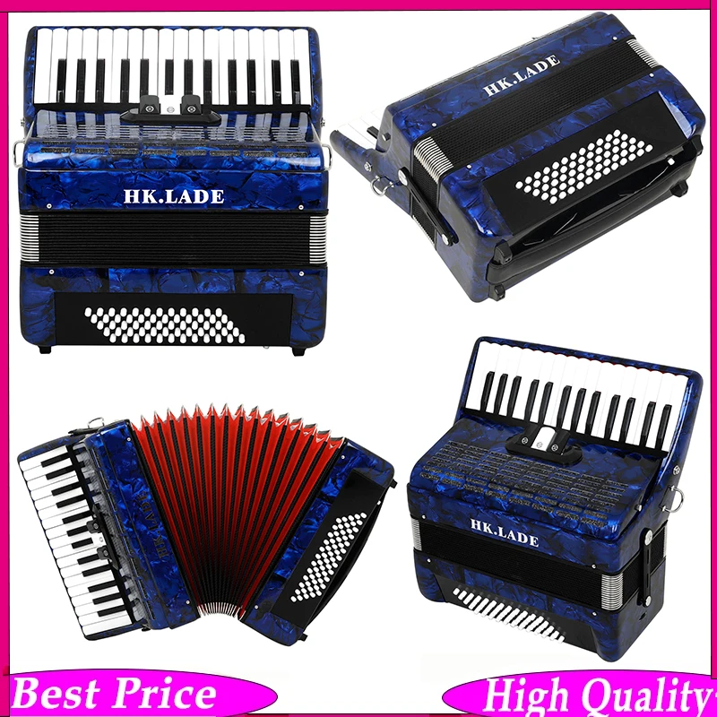 HK·LADE AH-70 30-Key 60-Bass Piano Accordion with 3 Registers Accordion Lamb Leather Bellows With Accordion Shoulder Strap Bag
HK·LADE AH-70 30-Key 60-Bass Piano Accordion with 3 Registers Accordion Lamb Leather Bellows With Accordion Shoulder Strap Bag