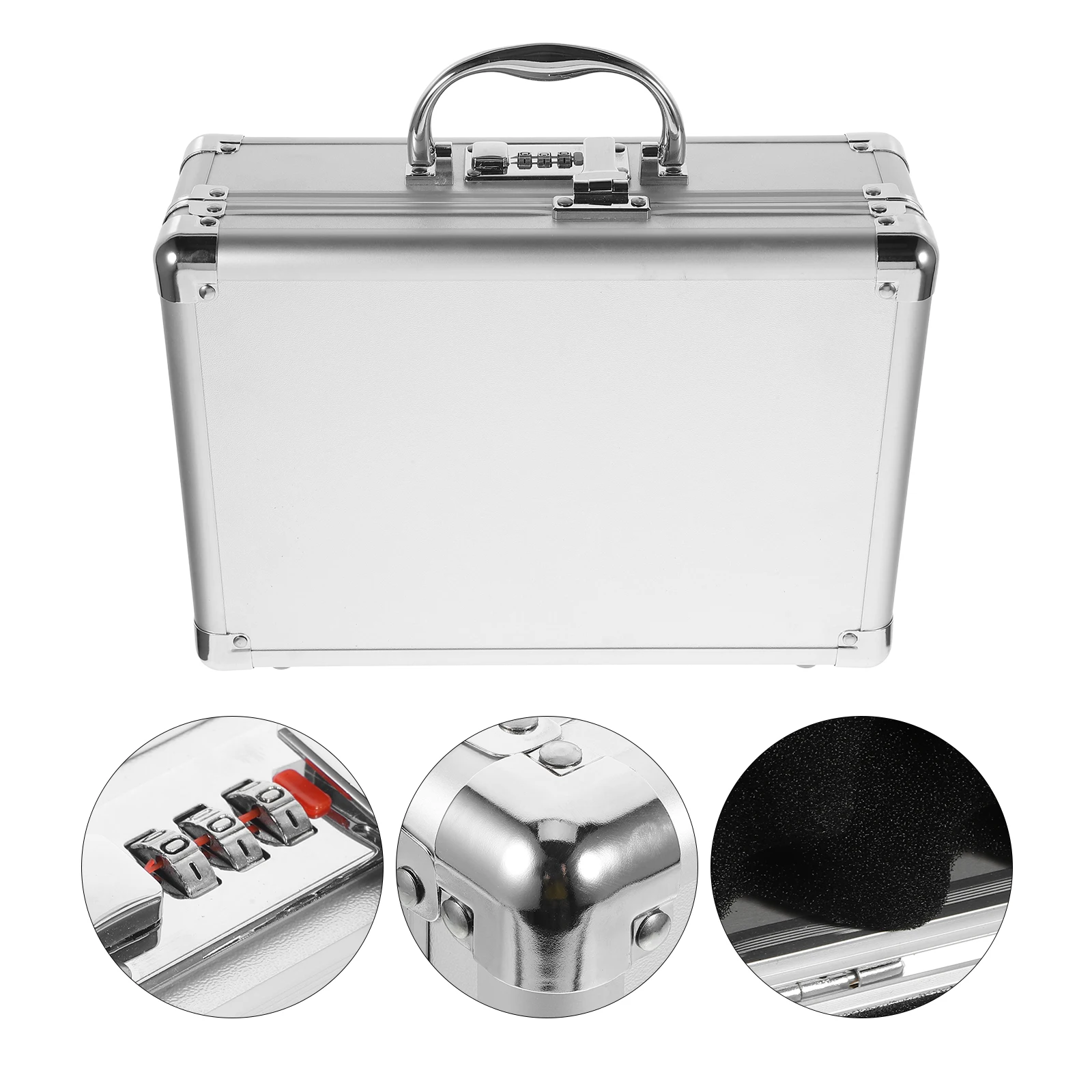 Multifunctional Aluminum Tool Box Small Size Password Lock Portable Hard Case Foam Insert DIY Cotton Storage Container Organizer
Multifunctional Aluminum Tool Box Small Size Password Lock Portable Hard Case Foam Insert DIY Cotton Storage Container Organizer
