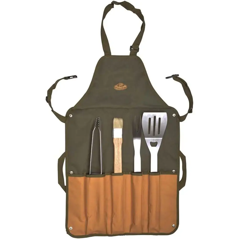 BBQ Apron Set with Grilling Tools
BBQ Apron Set with Grilling Tools