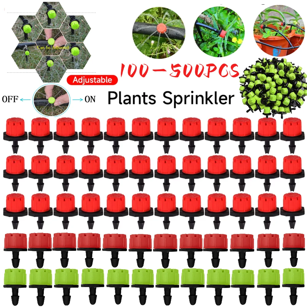 500-100PCS Drip Irrigation System Plant Watering Set Watering Kits Adjustable Drippers For Irrigation Micro Garden Watering Tool
500-100PCS Drip Irrigation System Plant Watering Set Watering Kits Adjustable Drippers For Irrigation Micro Garden Watering Tool