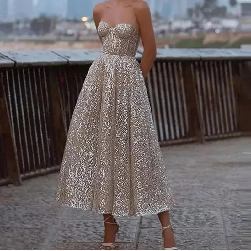 Золотой сексуальный топ с глубоким V-образным вырезом и коротким вырезом в форме сердца и длинное свадебное платье до щиколотки Блестящее вечернее платье для женщин A IX4x;3,v'6.f;9, 
Золотой сексуальный топ с глубоким V-образным вырезом и коротким вырезом в форме сердца и длинное свадебное платье до щиколотки Блестящее вечернее платье для женщин A IX4x;3,v'6.f;9,