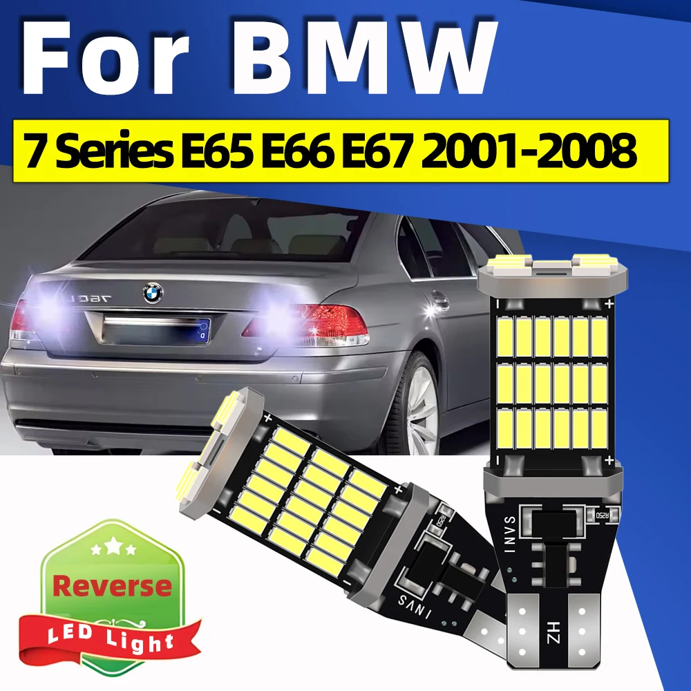 2 шт. светодиодные лампы заднего хода T15 W16W для BMW 7 серии E65 E66 E67 2001 2002 2003 2004 2005 2006 2007 2008 Canbus лампы
2 шт. светодиодные лампы заднего хода T15 W16W для BMW 7 серии E65 E66 E67 2001 2002 2003 2004 2005 2006 2007 2008 Canbus лампы