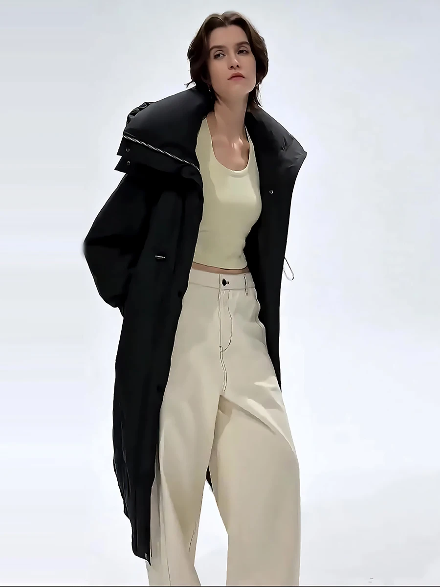 Женская удлиненная пуховая куртка 2024 года, зимняя, утепленная, с капюшоном на шнурке, теплая, уютная, для повседневной носки, белая, без бренда
Женская удлиненная пуховая куртка 2024 года, зимняя, утепленная, с капюшоном на шнурке, теплая, уютная, для повседневной носки, белая, без бренда