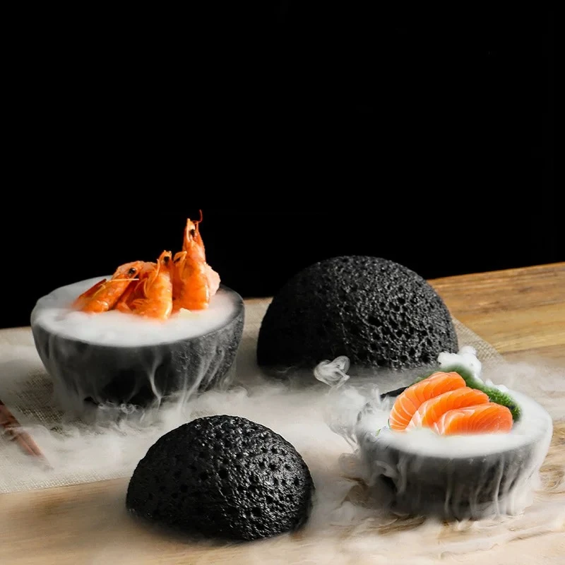 Чаша Planet Bowl для молекулярной кухни: креативная имитация вулканического камня, круглая дымовая чаша, черная посуда для стола
Чаша Planet Bowl для молекулярной кухни: креативная имитация вулканического камня, круглая дымовая чаша, черная посуда для стола