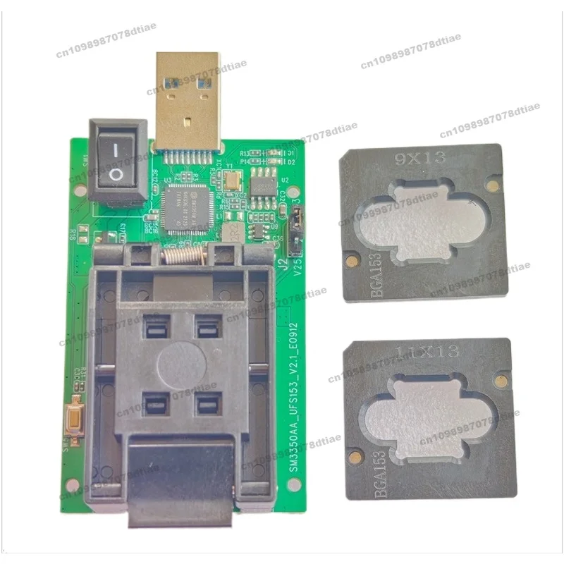 USB3.0 Interface SM3350 Main Control UFS153 BGA153 Standard Test Rack (with Switch)
USB3.0 Interface SM3350 Main Control UFS153 BGA153 Standard Test Rack (with Switch)