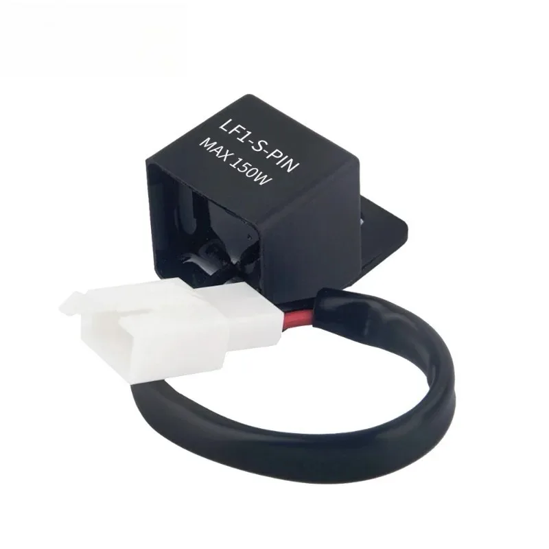 12V 2Pin Motorcycle LED Flasher Relay Square Turn Signal Indicator Flasher FL1‑S‑PIN Max 150W for Motorcycle LED Lights
12V 2Pin Motorcycle LED Flasher Relay Square Turn Signal Indicator Flasher FL1‑S‑PIN Max 150W for Motorcycle LED Lights