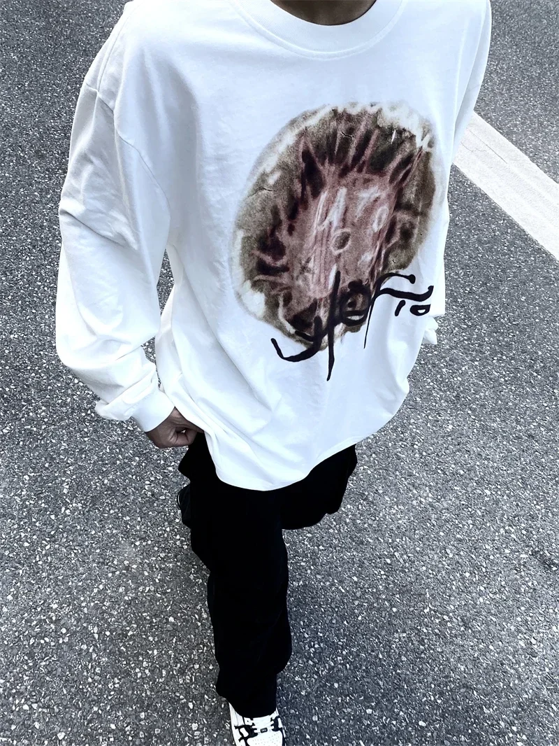 Streetwear High Street Heavy Fabric Washed T Shirt Men Women Unisex T-Shirt High Street Long Sleeve Top Tees
Streetwear High Street Heavy Fabric Washed T Shirt Men Women Unisex T-Shirt High Street Long Sleeve Top Tees