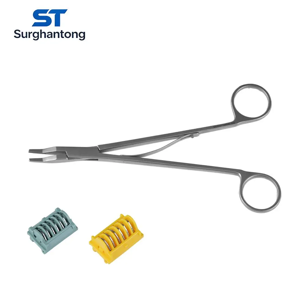 Open Surgery Laparoscopy Titanium Clips Applicator Laparoscopic Ligation Clips Applier for LT300/LT400
Open Surgery Laparoscopy Titanium Clips Applicator Laparoscopic Ligation Clips Applier for LT300/LT400