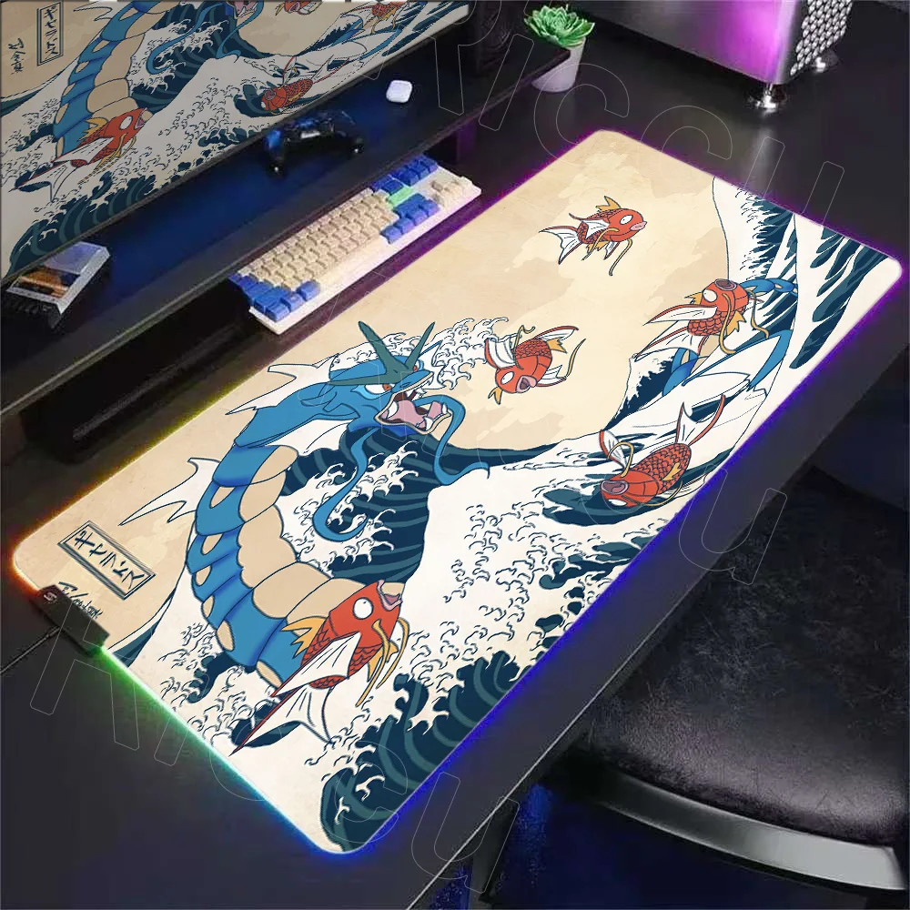 RGB Glowing Anime Mouse Pad Gaming Accessories Carpet Gamer Keyboard Desk Mat Pokemon Gyarados Non-Slip Laptop Notebook Mousepad
RGB Glowing Anime Mouse Pad Gaming Accessories Carpet Gamer Keyboard Desk Mat Pokemon Gyarados Non-Slip Laptop Notebook Mousepad