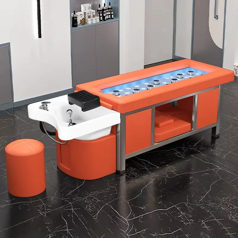 The Latest Design Luxury Irregular Ceramic Basin Crystal Flat Bed With Cushioned Shampoo Bed
The Latest Design Luxury Irregular Ceramic Basin Crystal Flat Bed With Cushioned Shampoo Bed