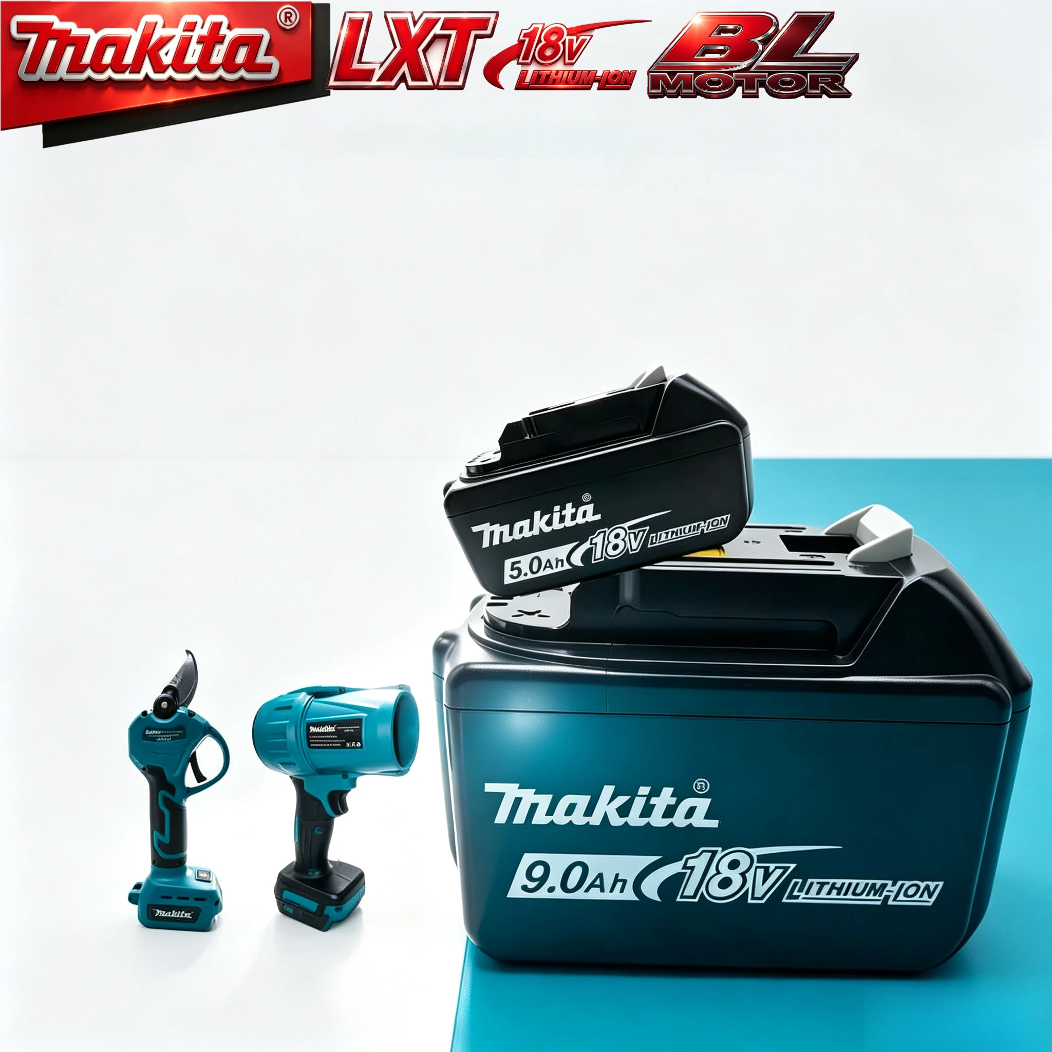 Makita 18V 5.0Ah 9.0Ah Replacement 18650 Battery Bundle with Electric Pruning Shears Rechargeable Garden Tree Branch Cutter
Makita 18V 5.0Ah 9.0Ah Replacement 18650 Battery Bundle with Electric Pruning Shears Rechargeable Garden Tree Branch Cutter