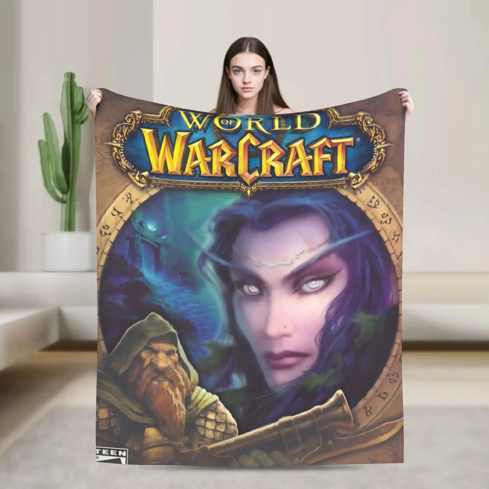 World of Warcraft Blanket Soft Plush Throw for Bed Couch Picnic Official Novelty Flannel Bedspread Cover
World of Warcraft Blanket Soft Plush Throw for Bed Couch Picnic Official Novelty Flannel Bedspread Cover