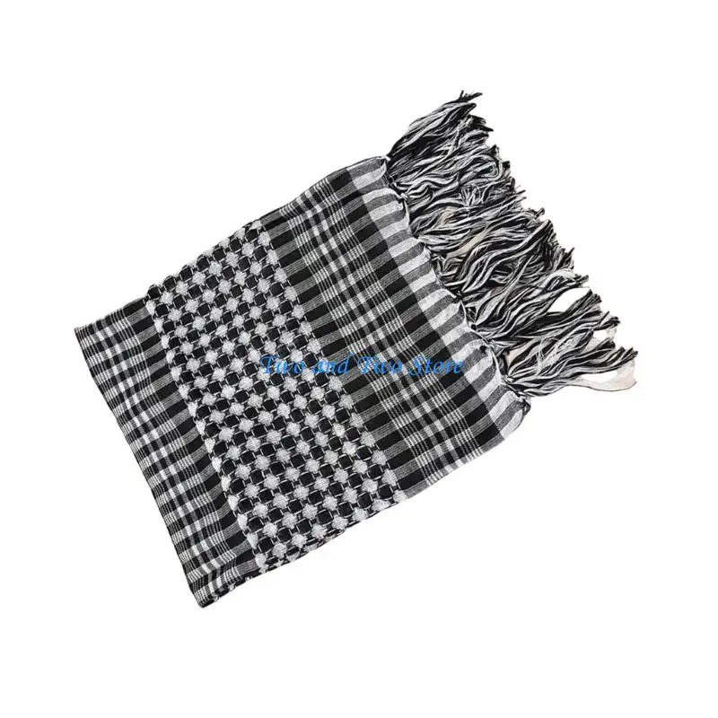 HX6F Classical Plaids Shemagh Scarf With Decorative Tassels Arabic Children Accessory
HX6F Classical Plaids Shemagh Scarf With Decorative Tassels Arabic Children Accessory