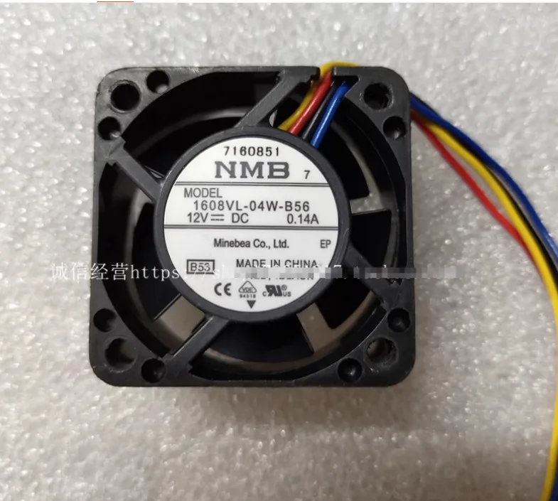 NMB 1608VL-04W-B56 B53 DC 12 В 0,14 А 40x40x20 мм 4-проводной охлаждающий вентилятор
NMB 1608VL-04W-B56 B53 DC 12 В 0,14 А 40x40x20 мм 4-проводной охлаждающий вентилятор
