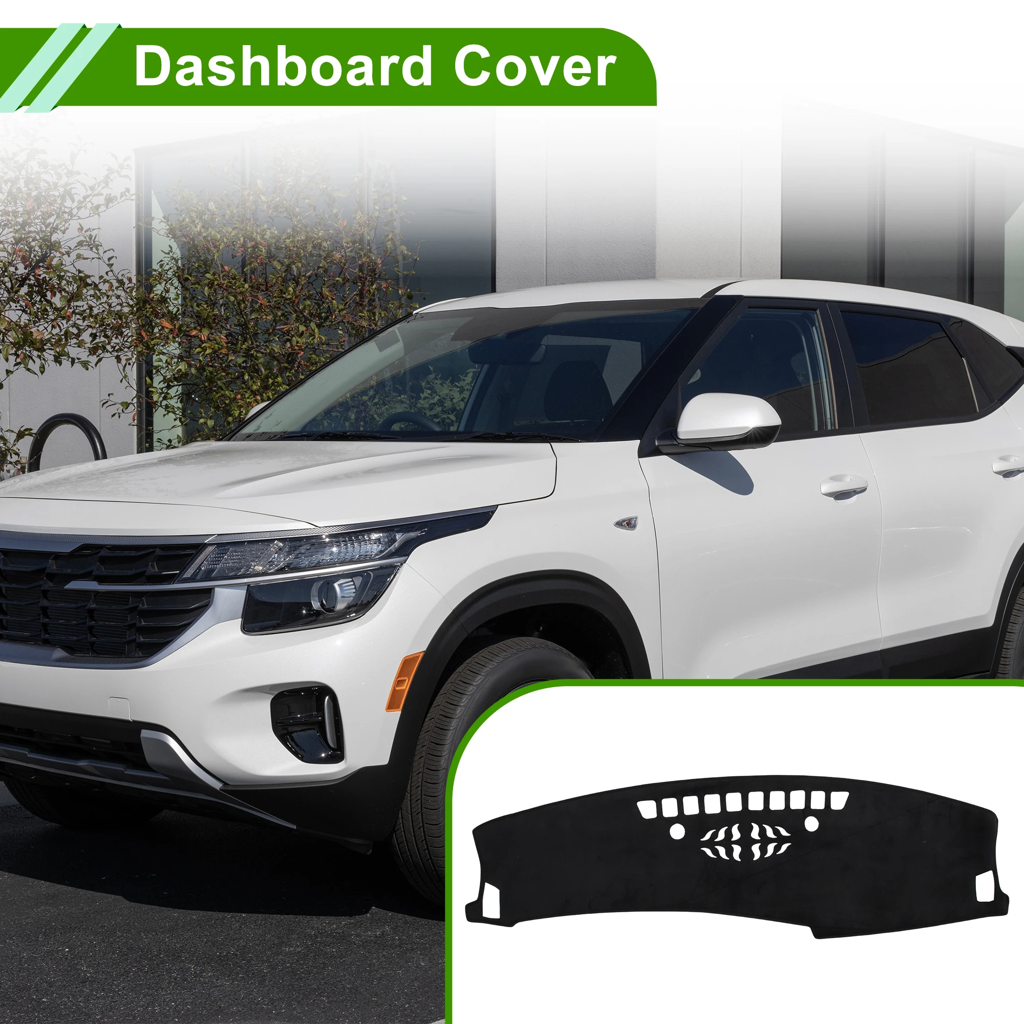 UXCELL Dashboard Cover for Kia Seltos 2024-2025 Black 1 Pc
UXCELL Dashboard Cover for Kia Seltos 2024-2025 Black 1 Pc