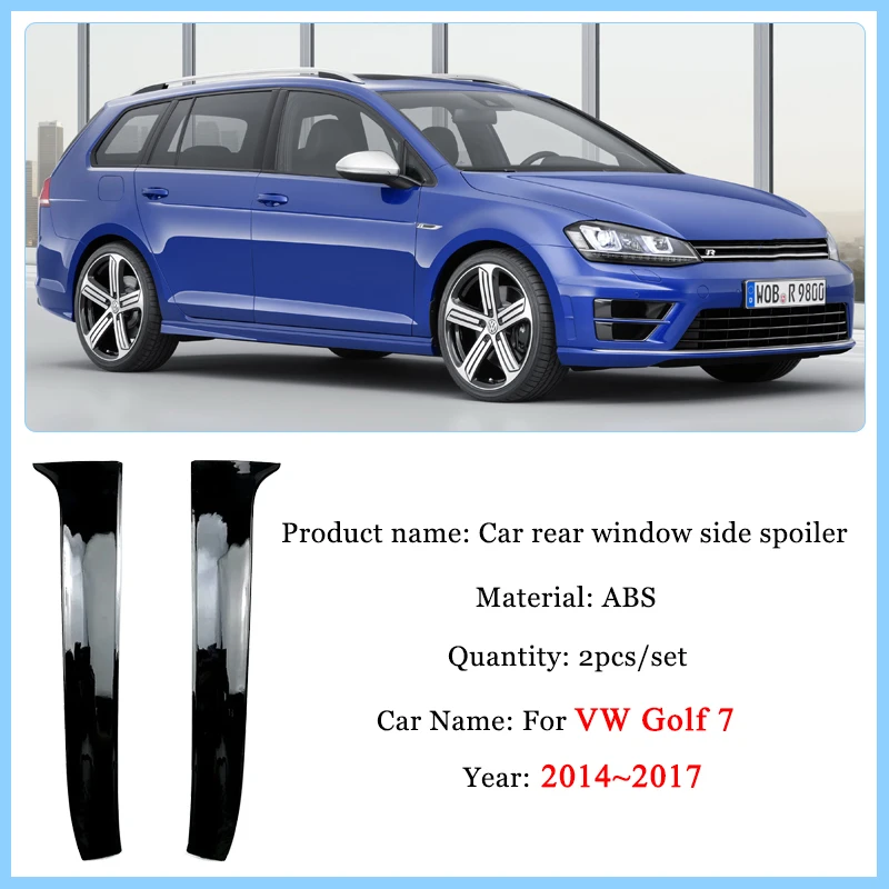Car Rear Window Side Splitter Trunk Diffuser Canards Spoiler For Volkswagen VW Golf 7 Variant Wagen 2014~2017 Carbon Accessories
Car Rear Window Side Splitter Trunk Diffuser Canards Spoiler For Volkswagen VW Golf 7 Variant Wagen 2014~2017 Carbon Accessories