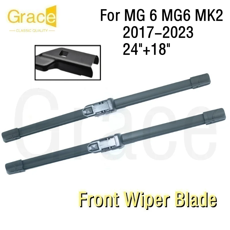 For MG6 MG 6 Mk2 Wiper Blade 24"+18“ Car Windshield Windscreen Rubber 2017 2018 2019 2020 2021 2022 2023
For MG6 MG 6 Mk2 Wiper Blade 24"+18“ Car Windshield Windscreen Rubber 2017 2018 2019 2020 2021 2022 2023