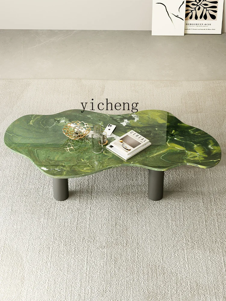 ZZ avocado green luxury stone coffee table high-end light luxury retro art cloud coffee table
ZZ avocado green luxury stone coffee table high-end light luxury retro art cloud coffee table