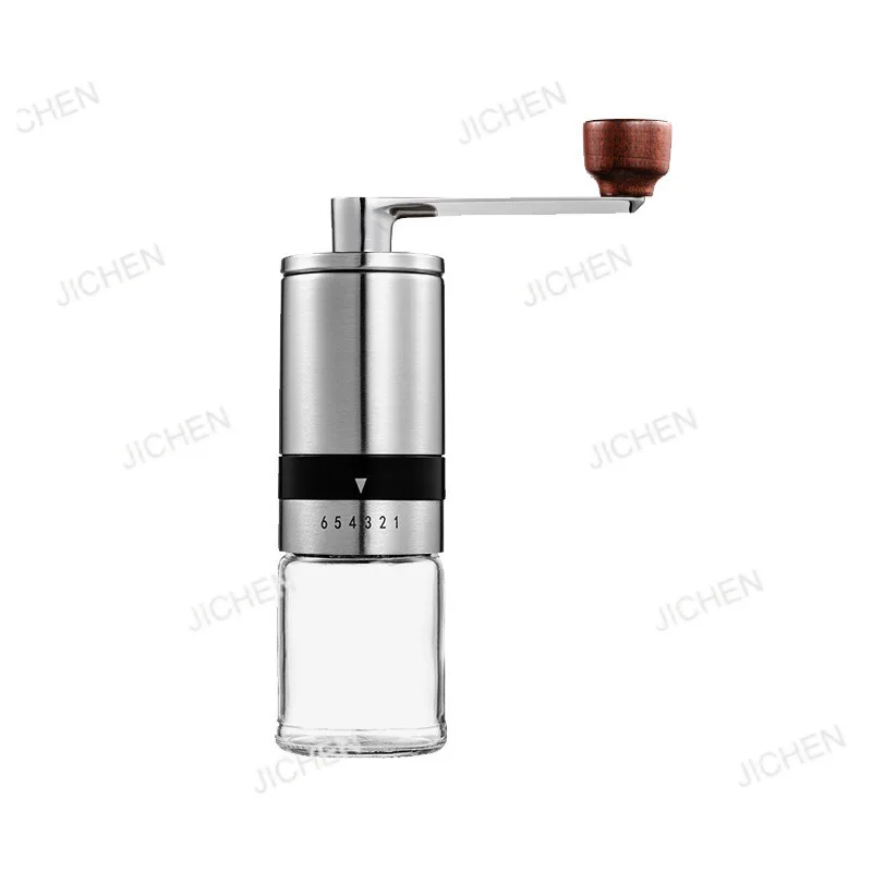 Ручная кофемолка из нержавеющей стали, портативная, для дома и улицы, с ультратонким помолом, с ручным приводом.
Ручная кофемолка из нержавеющей стали, портативная, для дома и улицы, с ультратонким помолом, с ручным приводом.