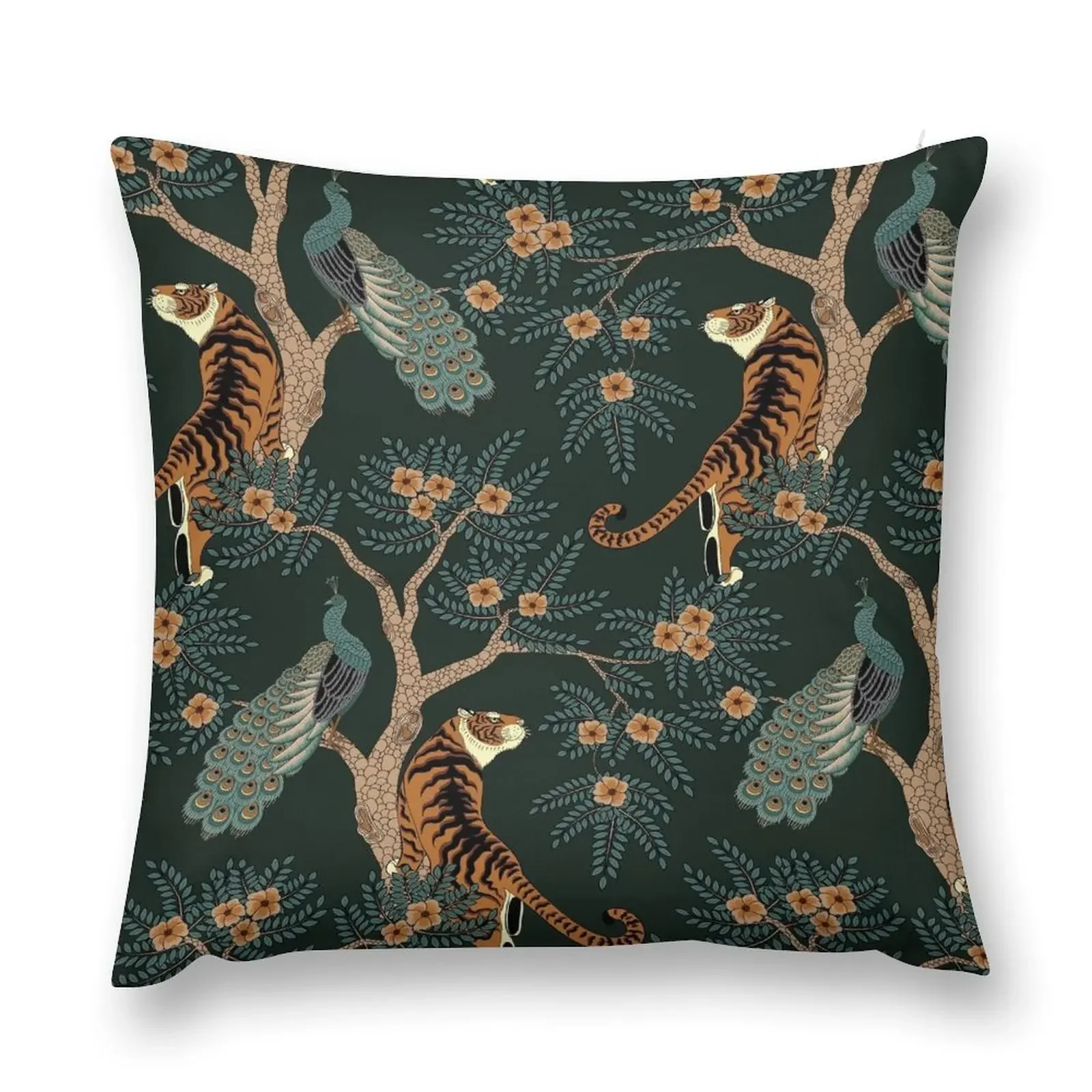 Vintage tiger and peacock in the jungle Throw Pillow Cushion Cover Set Christmas Pillow pillow
Vintage tiger and peacock in the jungle Throw Pillow Cushion Cover Set Christmas Pillow pillow