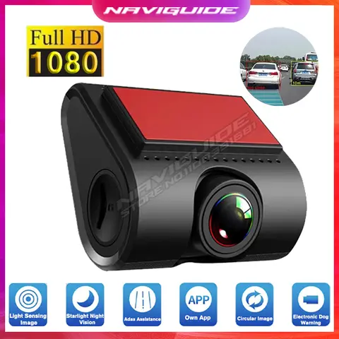 U1 Car DVR ADAS LDWS Dash Full HD 1080P Cam For DVD Android Player Navigation Unit Auto Audio Voice Alarm Video Recording