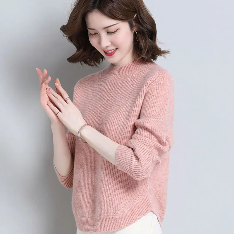 Autumn Winter Women Slim Bottom Sweater Elegant Fashion Korean Sweet Casual Warm Sweater Female Knit Pullover Short Sweater
Autumn Winter Women Slim Bottom Sweater Elegant Fashion Korean Sweet Casual Warm Sweater Female Knit Pullover Short Sweater