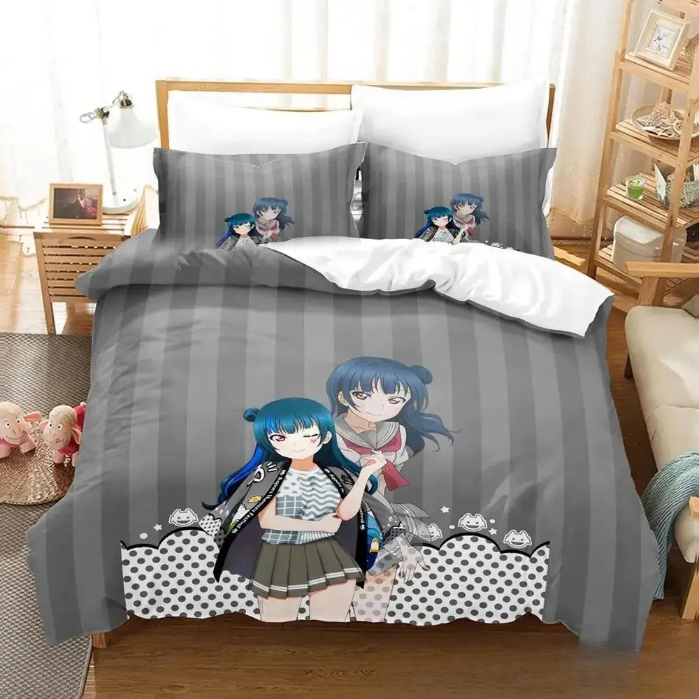 3D-печать аниме LoveLive! Солнечный свет! Комплект постельного белья для мальчиков и взрослых
3D-печать аниме LoveLive! Солнечный свет! Комплект постельного белья для мальчиков и взрослых