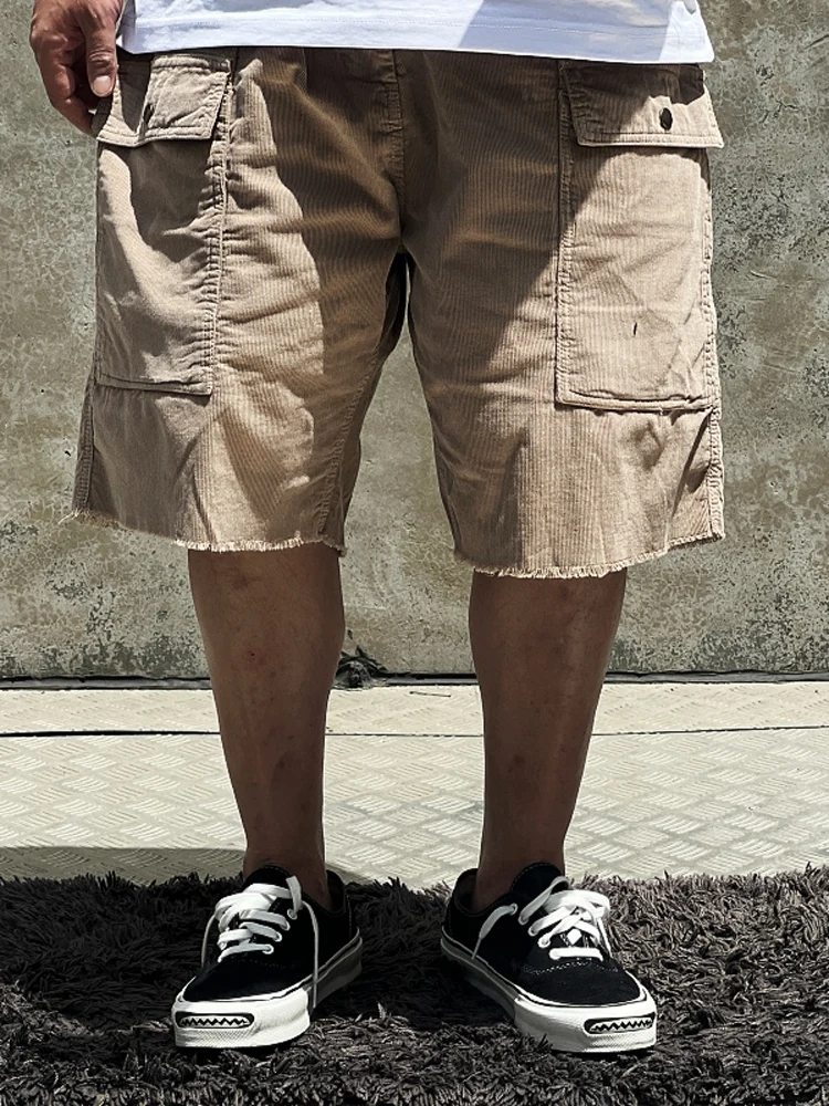 Slim Fit Corduroy Workwear Shorts Five Pockets Loose Wide Style Cityboy Trendy Summer Casual Pants for Teen Boys
Slim Fit Corduroy Workwear Shorts Five Pockets Loose Wide Style Cityboy Trendy Summer Casual Pants for Teen Boys