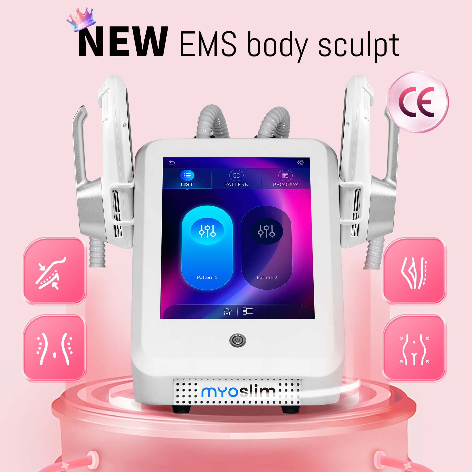 Myoslim Portable Body Shaper 15 Tesla Fat Removal Shaping Muscle Electromagnetic Stimulation 6500W Muscle Gain SPA Equip
Myoslim Portable Body Shaper 15 Tesla Fat Removal Shaping Muscle Electromagnetic Stimulation 6500W Muscle Gain SPA Equip