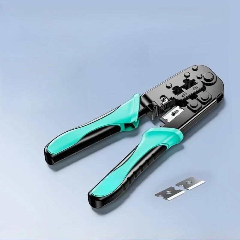 Mesh pliers Professional grade crystal head crimping pliers set Mesh pliers household connection super five categories
Mesh pliers Professional grade crystal head crimping pliers set Mesh pliers household connection super five categories
