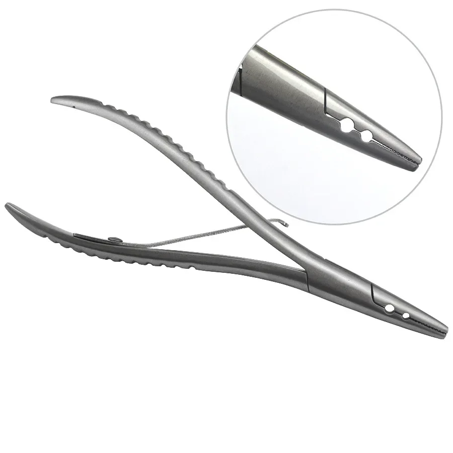 POPULAR 7 Inch Silver Stainless Steel Clamp Hair Extension Pliers with Two Holes Keratin Hair Extensions Removal Tools
POPULAR 7 Inch Silver Stainless Steel Clamp Hair Extension Pliers with Two Holes Keratin Hair Extensions Removal Tools