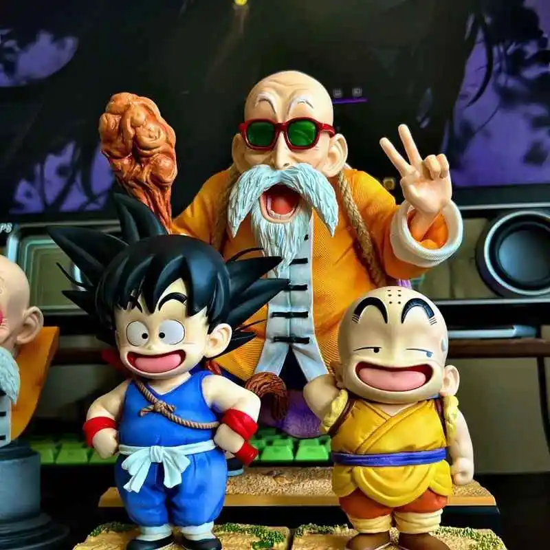New Childhood Goku Kulilin Master Roshi Dragon Ball Anime Figure Collection Model Decoration Toys Birthday Custom Gifts
New Childhood Goku Kulilin Master Roshi Dragon Ball Anime Figure Collection Model Decoration Toys Birthday Custom Gifts
