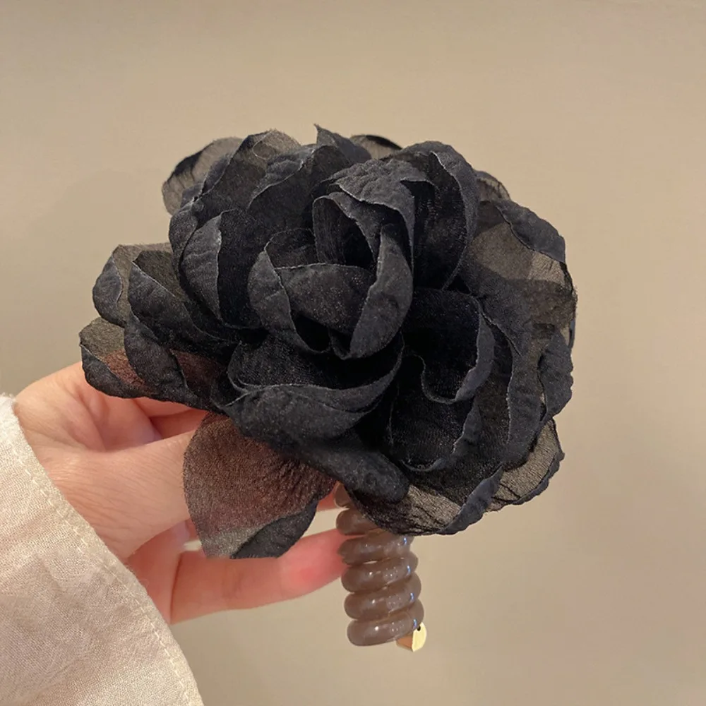 Women's Fashion Flower Spiral Hair Ties Soft Elastic No Damage Twisted Hair Wire Pearl Braided Pony Hairwire for Women
Women's Fashion Flower Spiral Hair Ties Soft Elastic No Damage Twisted Hair Wire Pearl Braided Pony Hairwire for Women