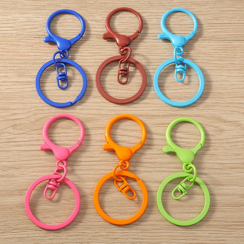 5pcs 30mm Colorful Keyring Lobster Clasp Hook Connectors for DIY Handmade Keychain Connector Key Ring Jewelry Making Accessories
5pcs 30mm Colorful Keyring Lobster Clasp Hook Connectors for DIY Handmade Keychain Connector Key Ring Jewelry Making Accessories