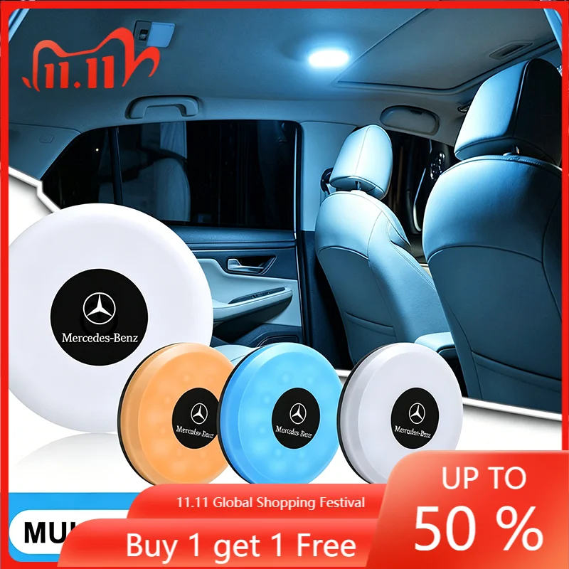 LED Touch Light Wireless Car Interior Lighting Roof Ceiling Reading Lamp sticker For Mercedes-Benz C500 C200 C300 A B C E GLA CL
LED Touch Light Wireless Car Interior Lighting Roof Ceiling Reading Lamp sticker For Mercedes-Benz C500 C200 C300 A B C E GLA CL