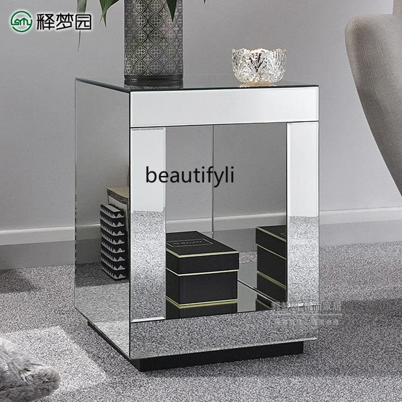 A44 Mirror corner small apartment home modern simple sofa, creative corner bedside table
A44 Mirror corner small apartment home modern simple sofa, creative corner bedside table