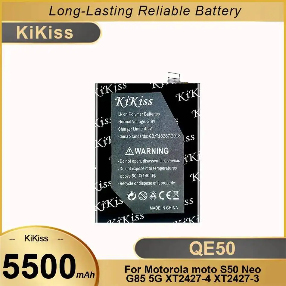 For Motorola Moto S50 Neo G85 5G XT2427-4 XT2427-3 Durable Mobile Phone Battery Environmentally Friendly QE50 5500Mah
For Motorola Moto S50 Neo G85 5G XT2427-4 XT2427-3 Durable Mobile Phone Battery Environmentally Friendly QE50 5500Mah