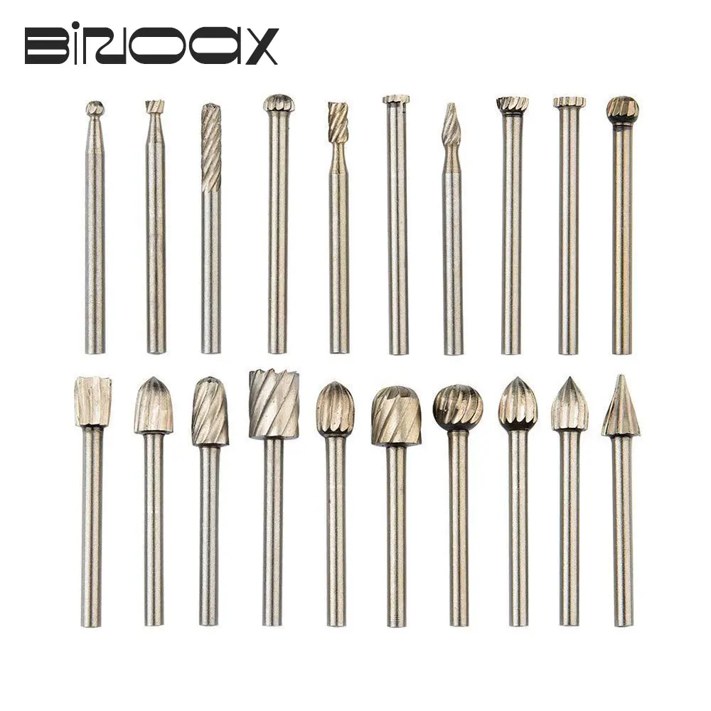 20pcs 3mm Diameter Wood Drill Bit Set for Dremel Attachments HSS Stainless Steel Wood Carving Nozzles Woodworking Tools
20pcs 3mm Diameter Wood Drill Bit Set for Dremel Attachments HSS Stainless Steel Wood Carving Nozzles Woodworking Tools