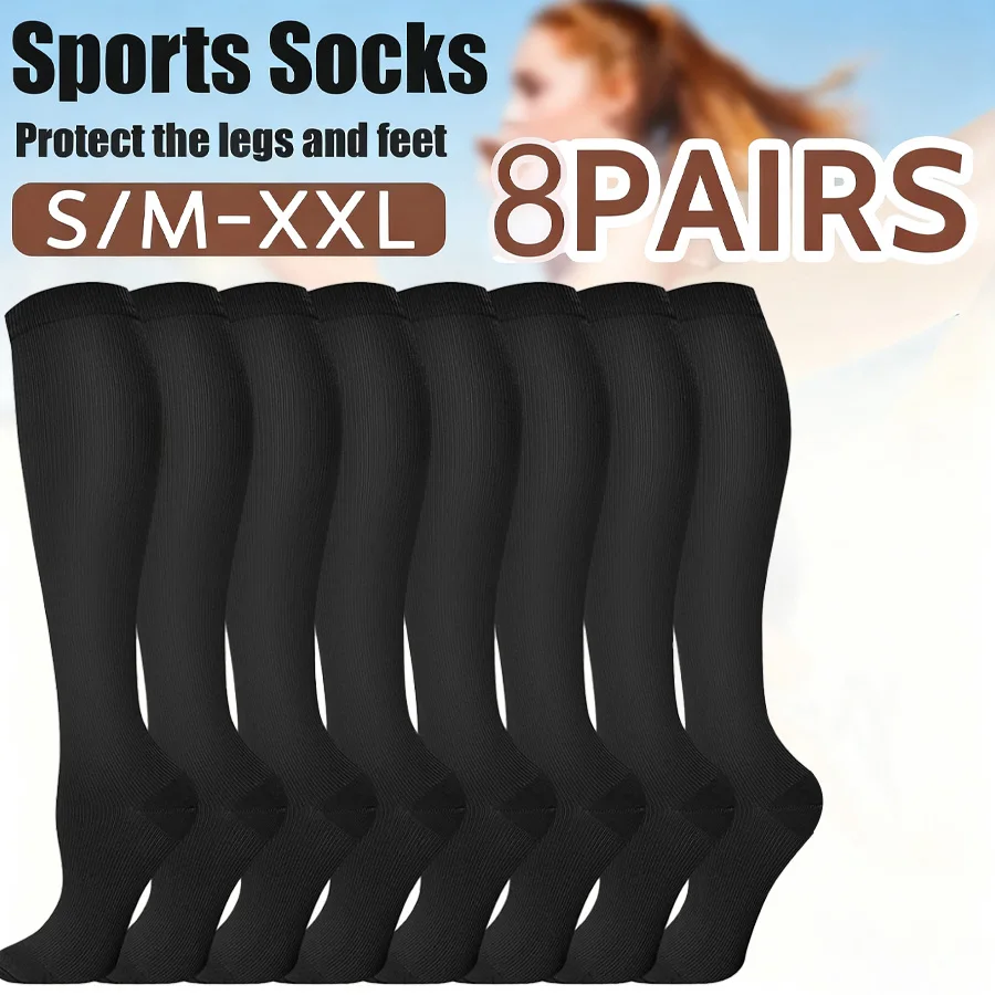 8-парные компрессионные носки для мужчин и женщин, поддерживающие гольфы с поддержкой кровообращения, идеально подходящие для бега, пеших прогулок и езды на велосипеде
8-парные компрессионные носки для мужчин и женщин, поддерживающие гольфы с поддержкой кровообращения, идеально подходящие для бега, пеших прогулок и езды на велосипеде